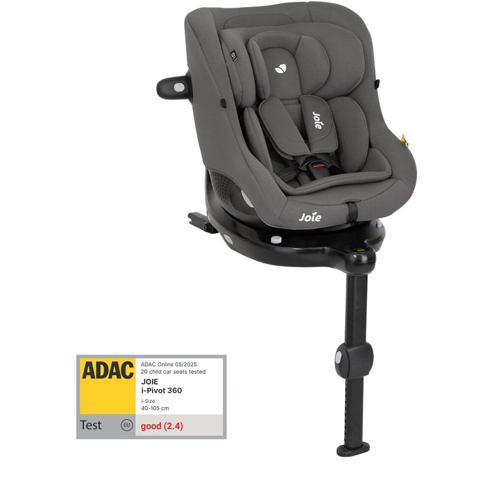 Scaun auto JOIE i-Pivot 360 Thunder 2302AATHD0, Isofix, 0-18kg, R129, gri inchis-negru