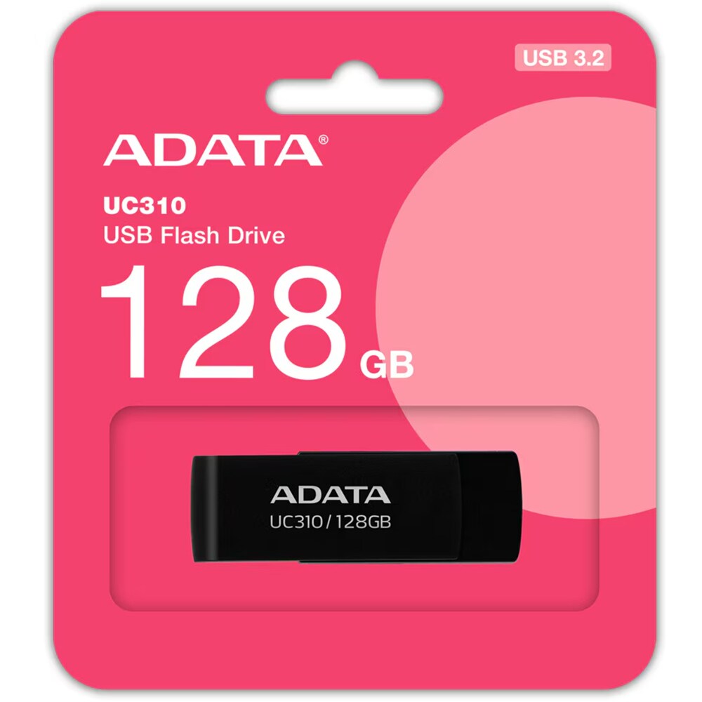 Memorie USB ADATA UC310, 128GB, USB 3.2 Gen 1, negru