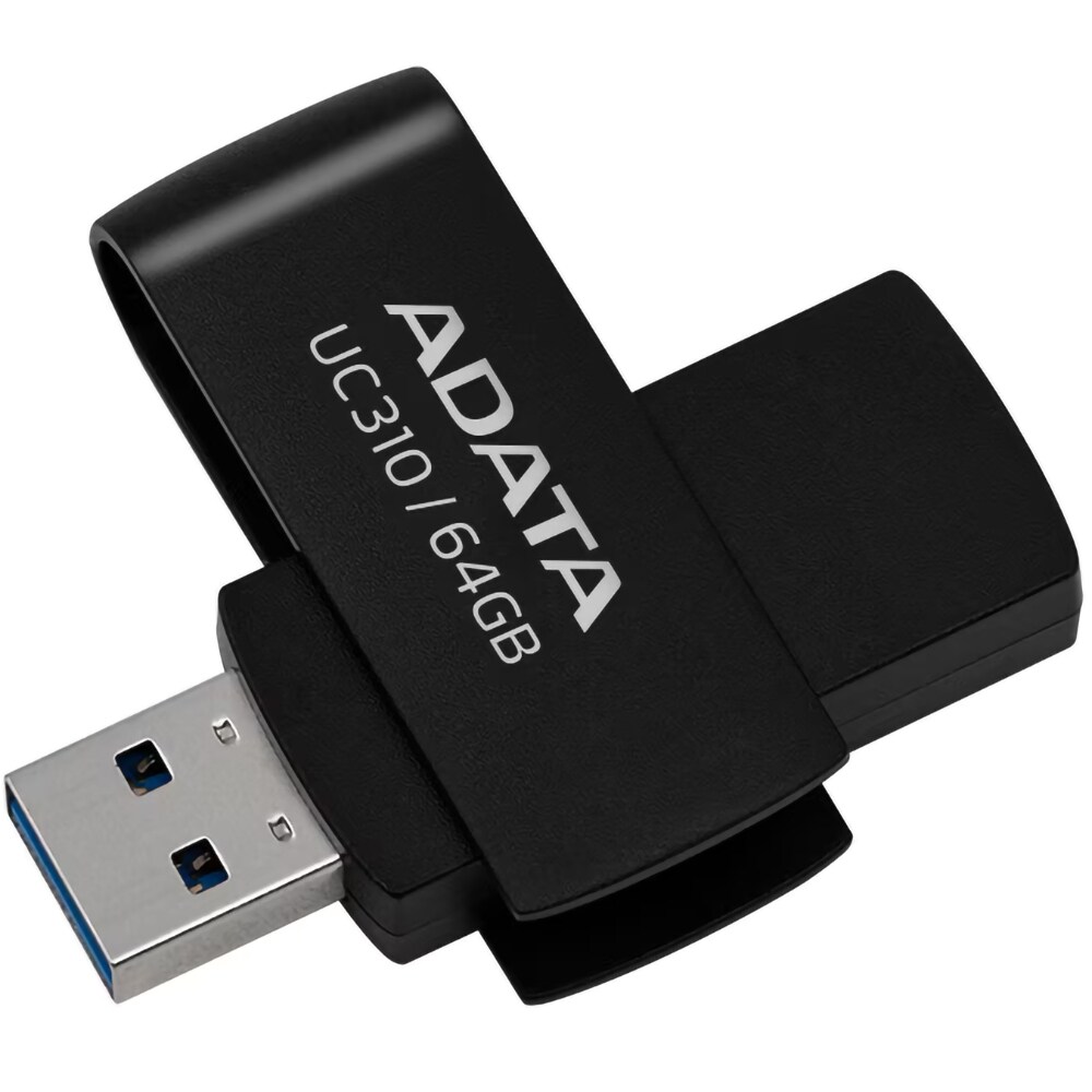Memorie USB ADATA UC310, 64GB, USB 3.2 Gen 1, negru