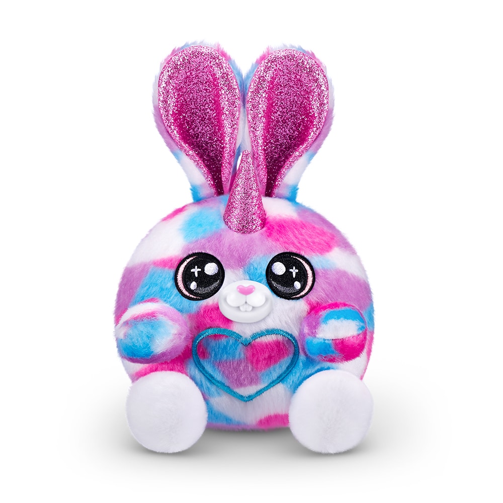 Jucarie de plus RAINBOCORNS Unicornul curcubeu Iepuras S2 ZR9280O, 3 ani+, multicolor