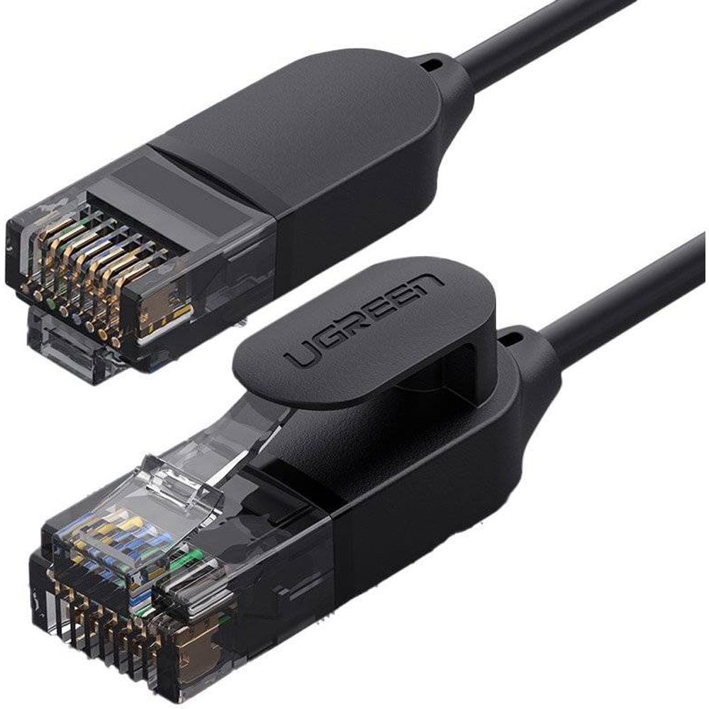 Cablu de retea UTP CAT6A RJ45 - RJ45 UGREEN 70653, 3m, negru