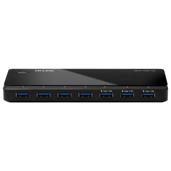 Hub USB TP-LINK UH700, USB 3.0, negru