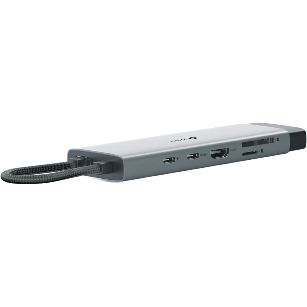 Hub USB TP-LINK UH9120C, USB Type-C, argintiu-negru