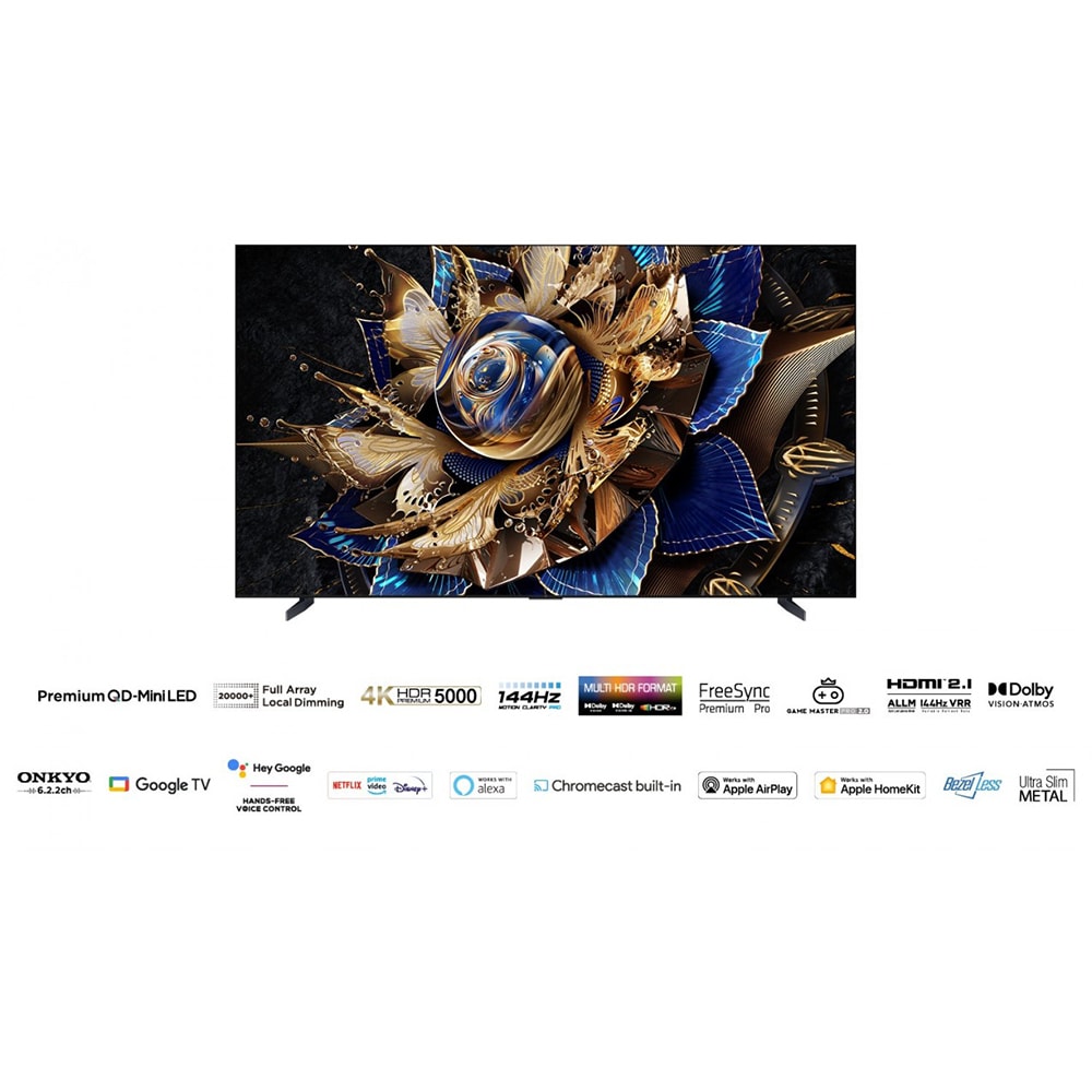 Televizor MiniLED Smart TCL 115X955, Ultra HD 4K, 291cm