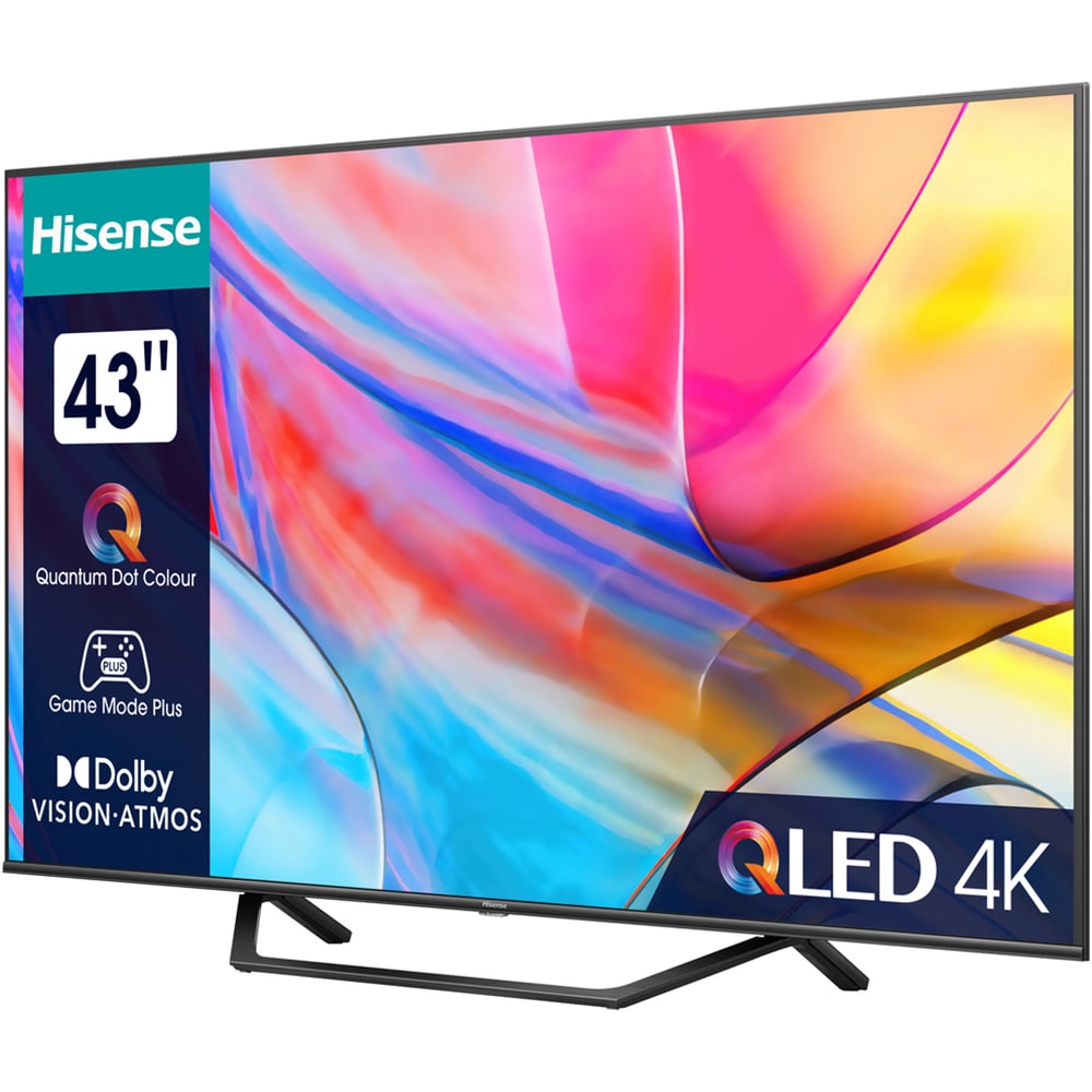 Televizor QLED Smart HISENSE 43A7KQ, Ultra HD 4K, HDR, 108cm