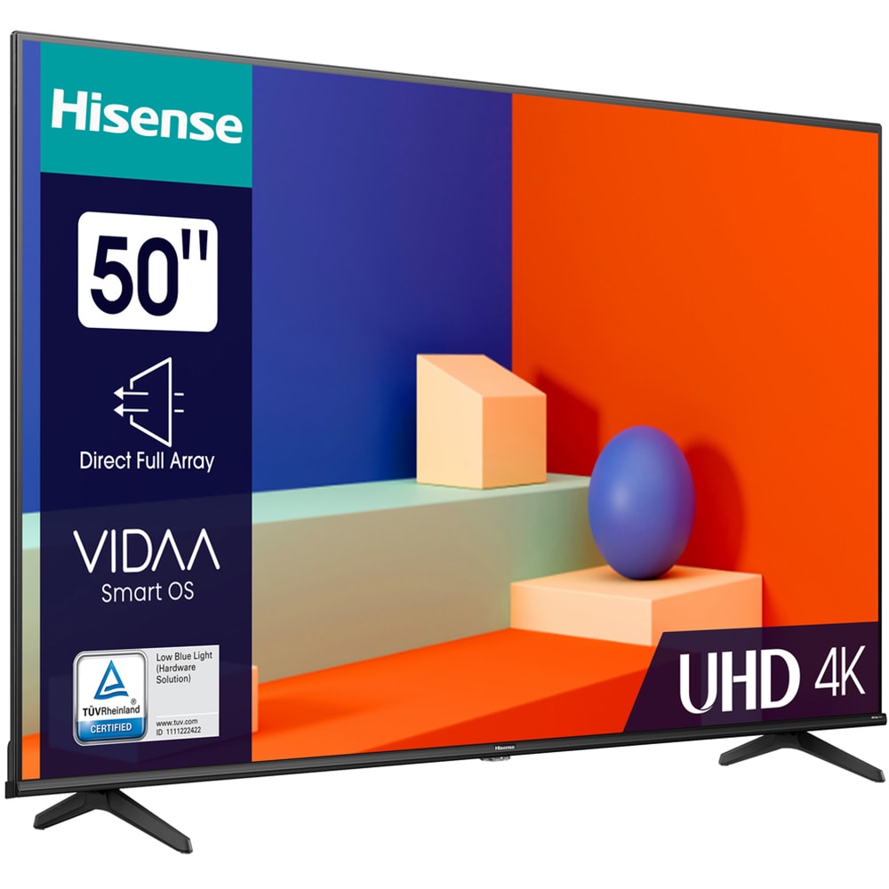 Televizor LED Smart HISENSE 50A6K, Ultra HD 4K, HDR, 126cm