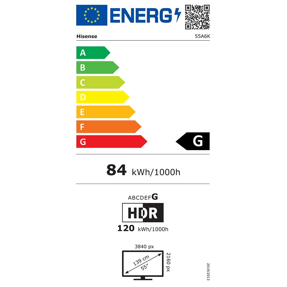 Televizor LED Smart HISENSE 50A6K, Ultra HD 4K, HDR, 126cm