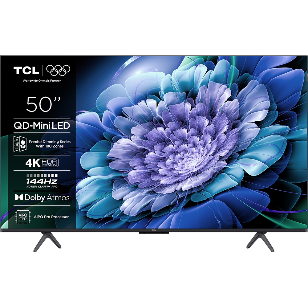 Televizor MiniLed Smart TCL 50C69K, Ultra HD 4K, HDR, 126cm
