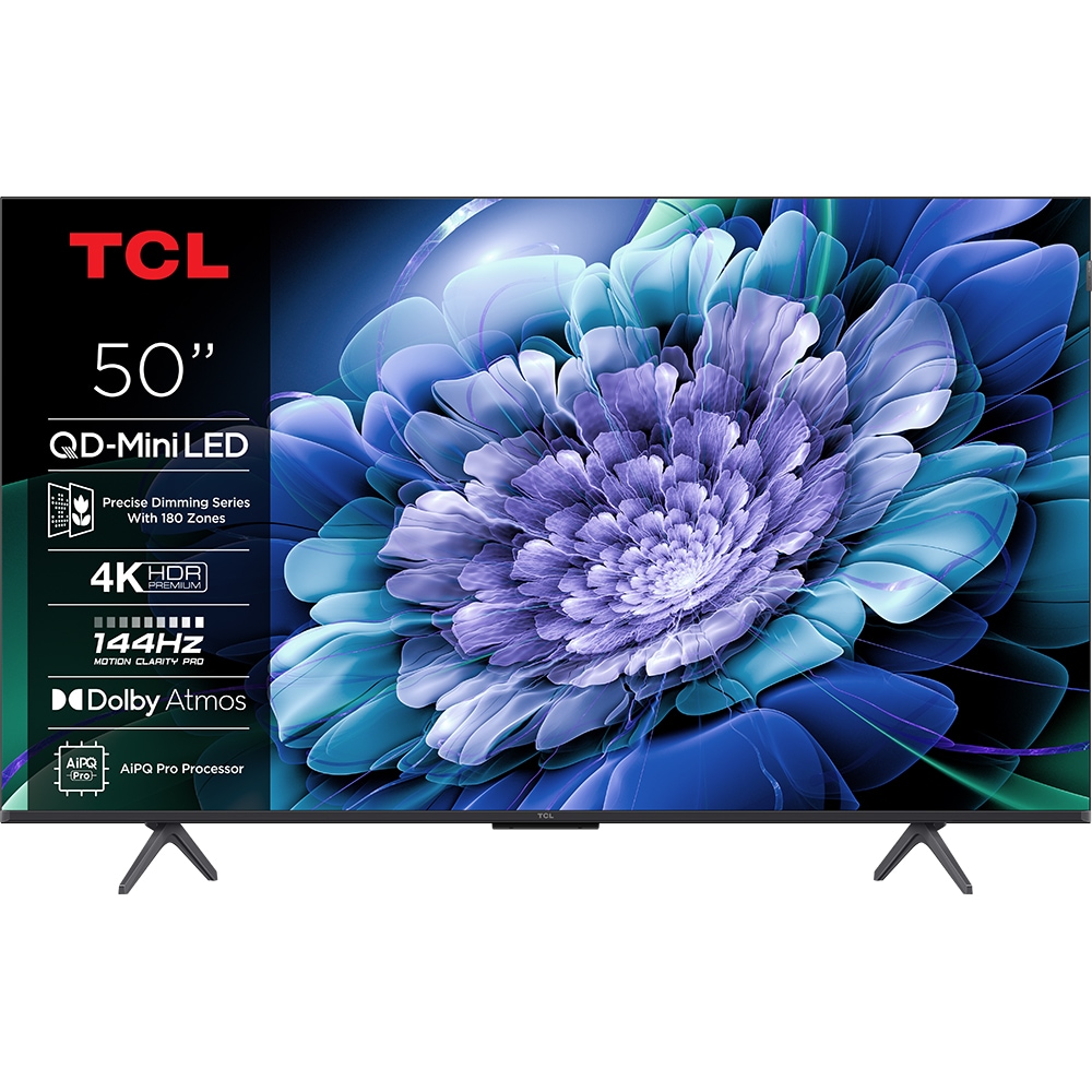 Televizor MiniLed Smart TCL 50C69K, Ultra HD 4K, HDR, 126cm