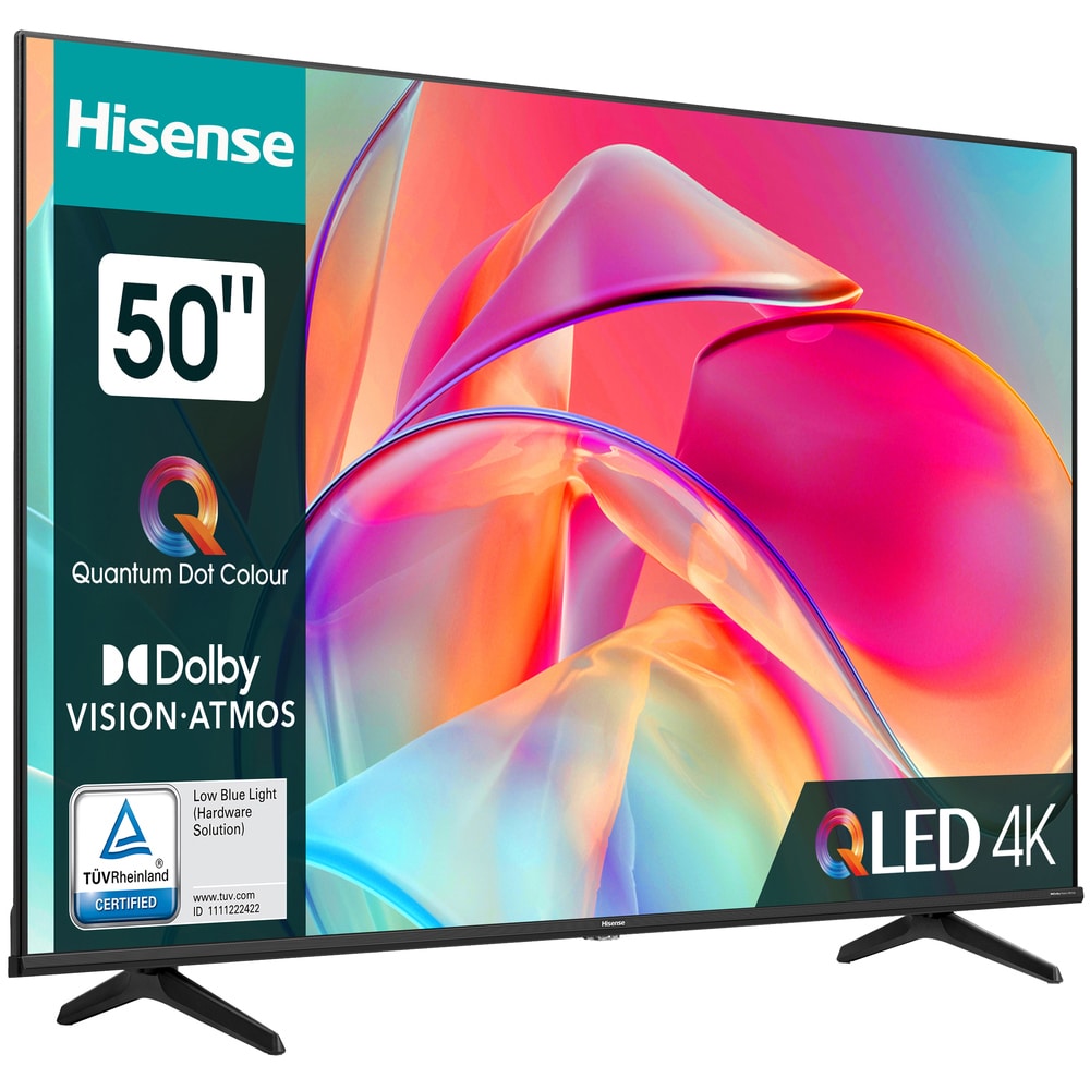 Televizor QLED Smart HISENSE 50E7KQ, Ultra HD 4K, HDR, 126cm