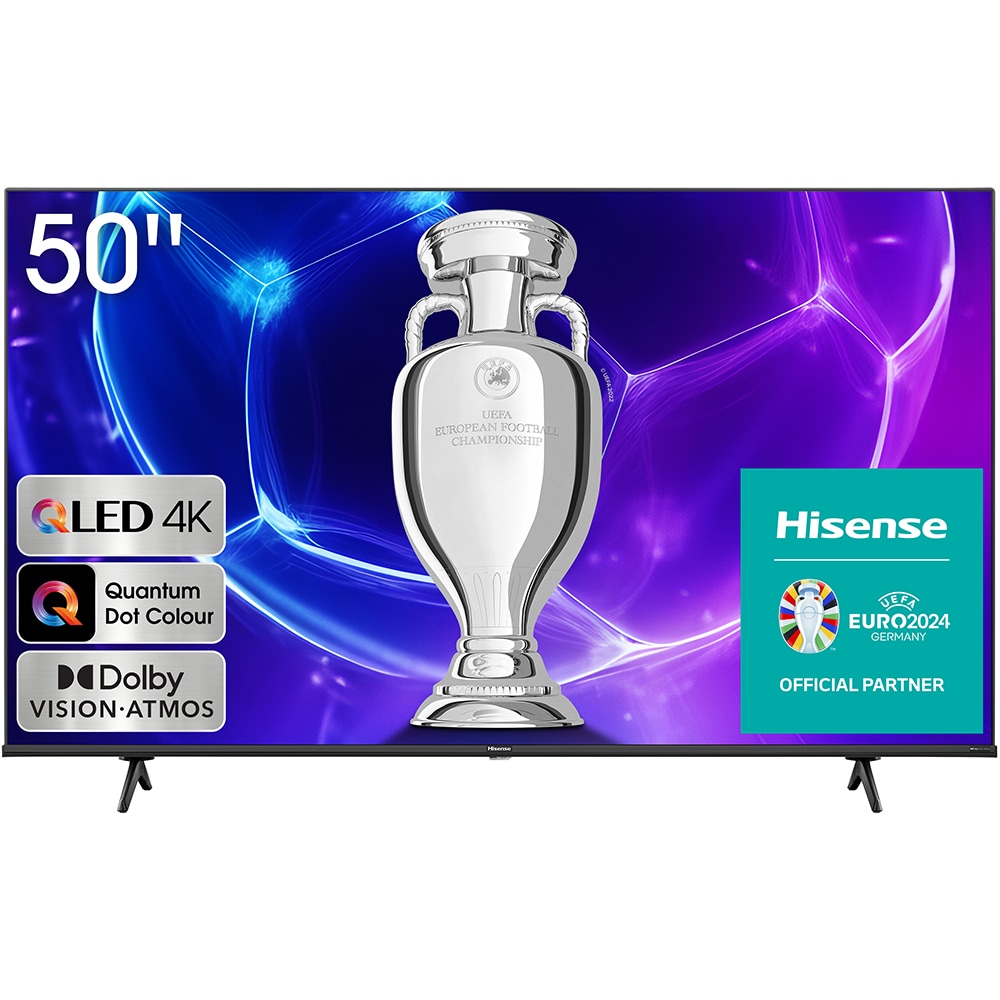 Televizor QLED Smart HISENSE 50E7KQ, Ultra HD 4K, HDR, 126cm
