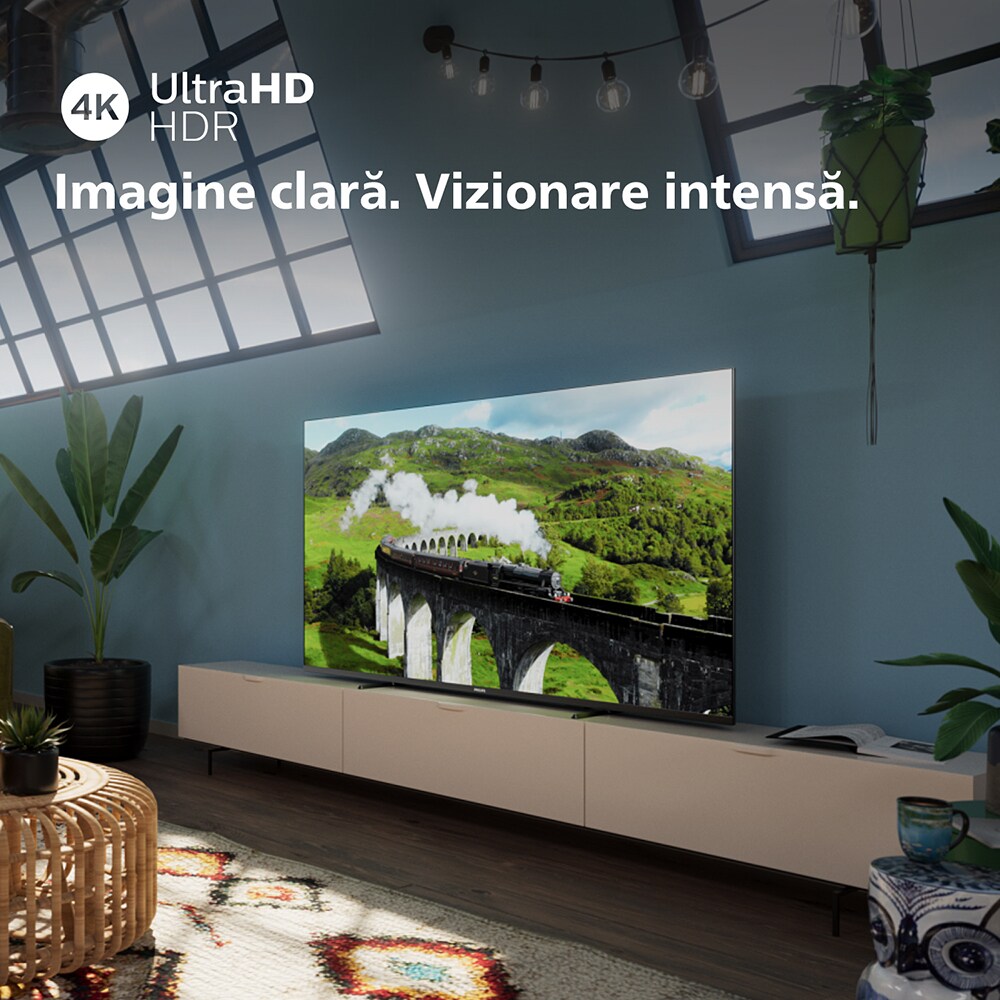 Televizor LED Smart PHILIPS 50PUS7608, Ultra HD 4K, HDR10, 126cm