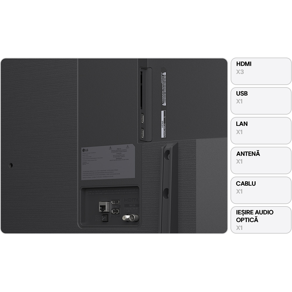 Televizor QNED Smart LG 50QNED82A3B, Ultra HD 4K, HDR, 126cm