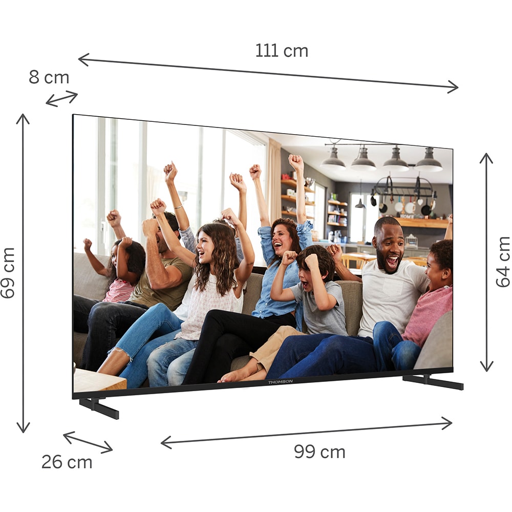 Televizor LED Smart THOMSON 50UG4S14, Ultra HD 4K, 126cm