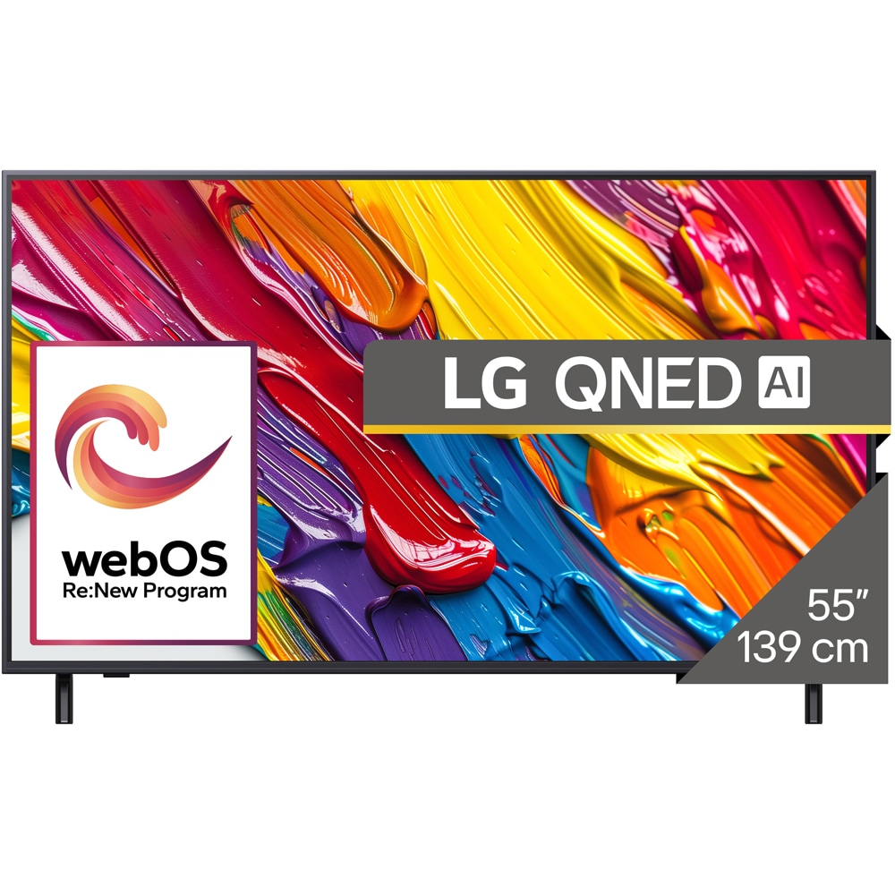 Televizor QNED Smart LG 55QNED82A3B, Ultra HD 4K, HDR, 139cm