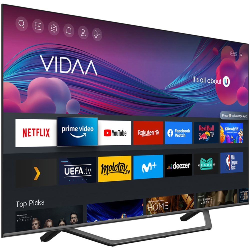 Televizor QLED Smart HISENSE 65A7GQ, Ultra HD 4K, 164cm