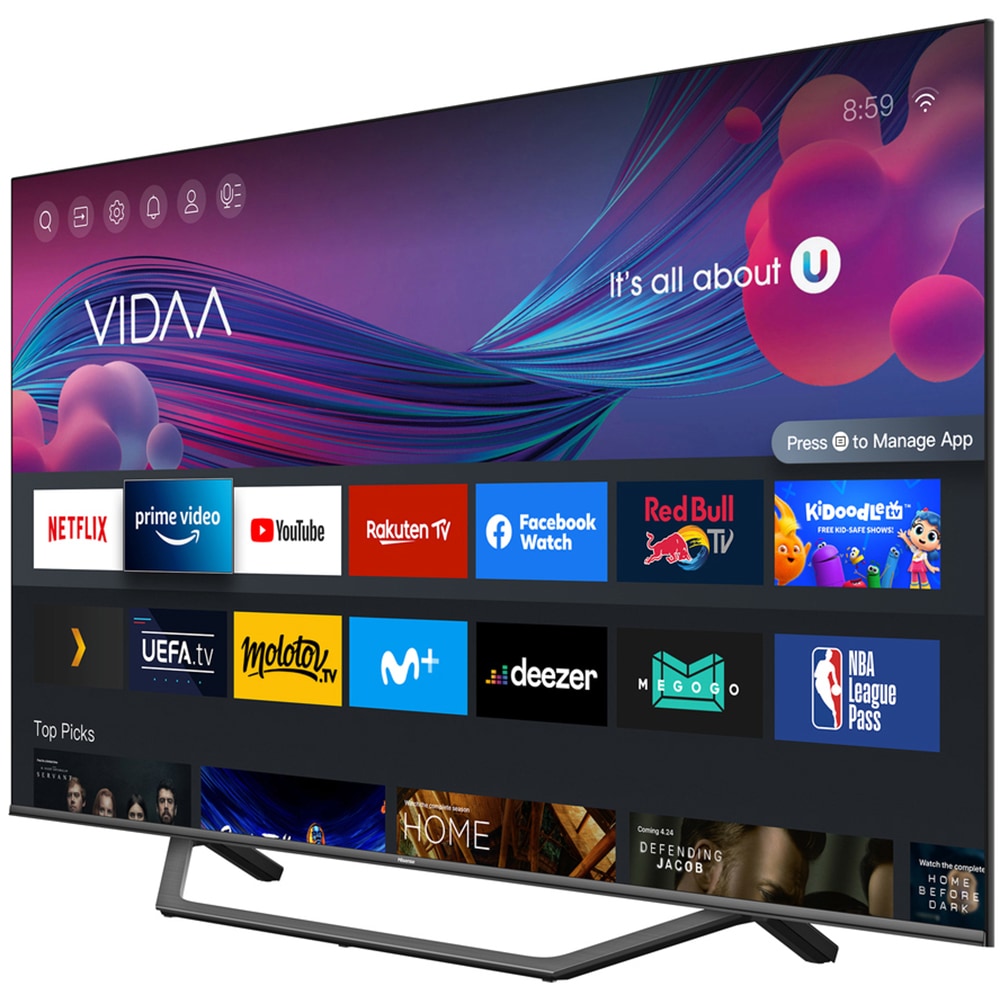 Televizor QLED Smart HISENSE 65A7GQ, Ultra HD 4K, 164cm