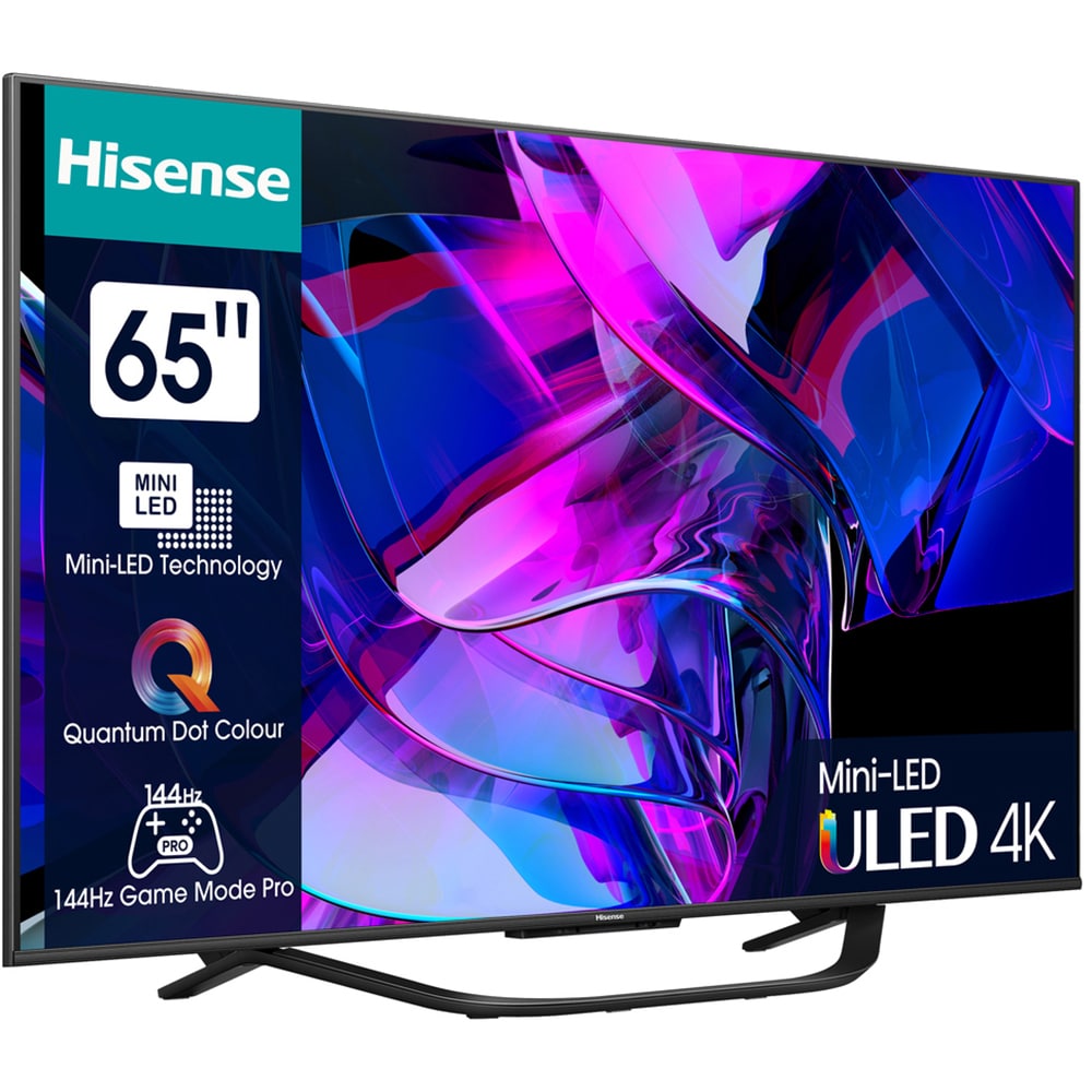 Televizor MiniLED ULED Smart HISENSE 65U7KQ, Ultra HD 4K, HDR, 164cm
