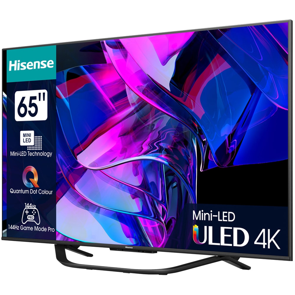 Televizor MiniLED ULED Smart HISENSE 65U7KQ, Ultra HD 4K, HDR, 164cm
