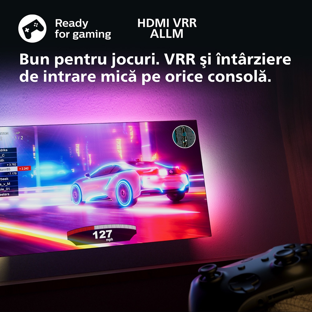 Televizor LED Smart PHILIPS 70PUS8118, Ultra HD 4K, HDR10, 177cm