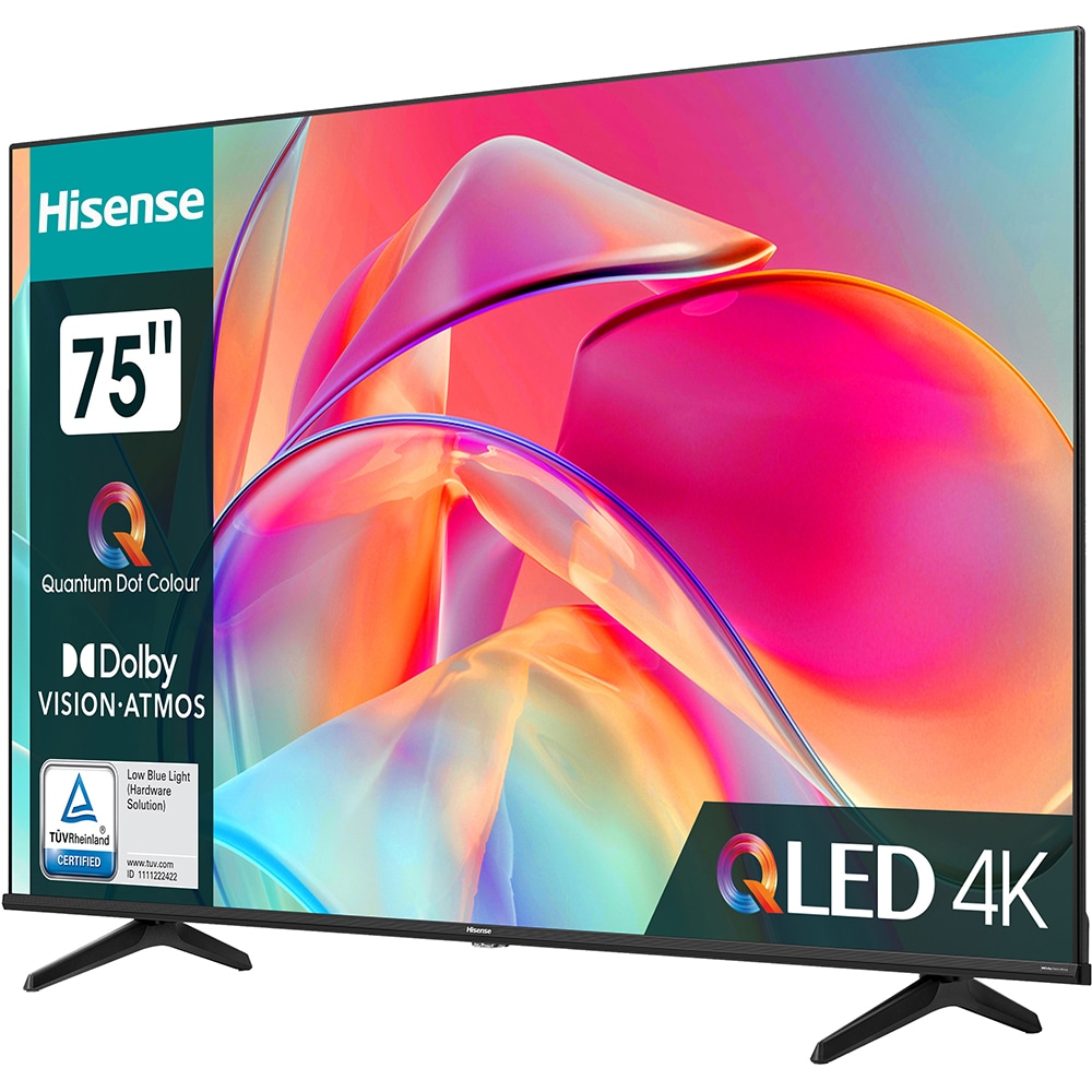 Televizor QLED Smart HISENSE 75E7KQ, Ultra HD 4K, HDR, 189cm