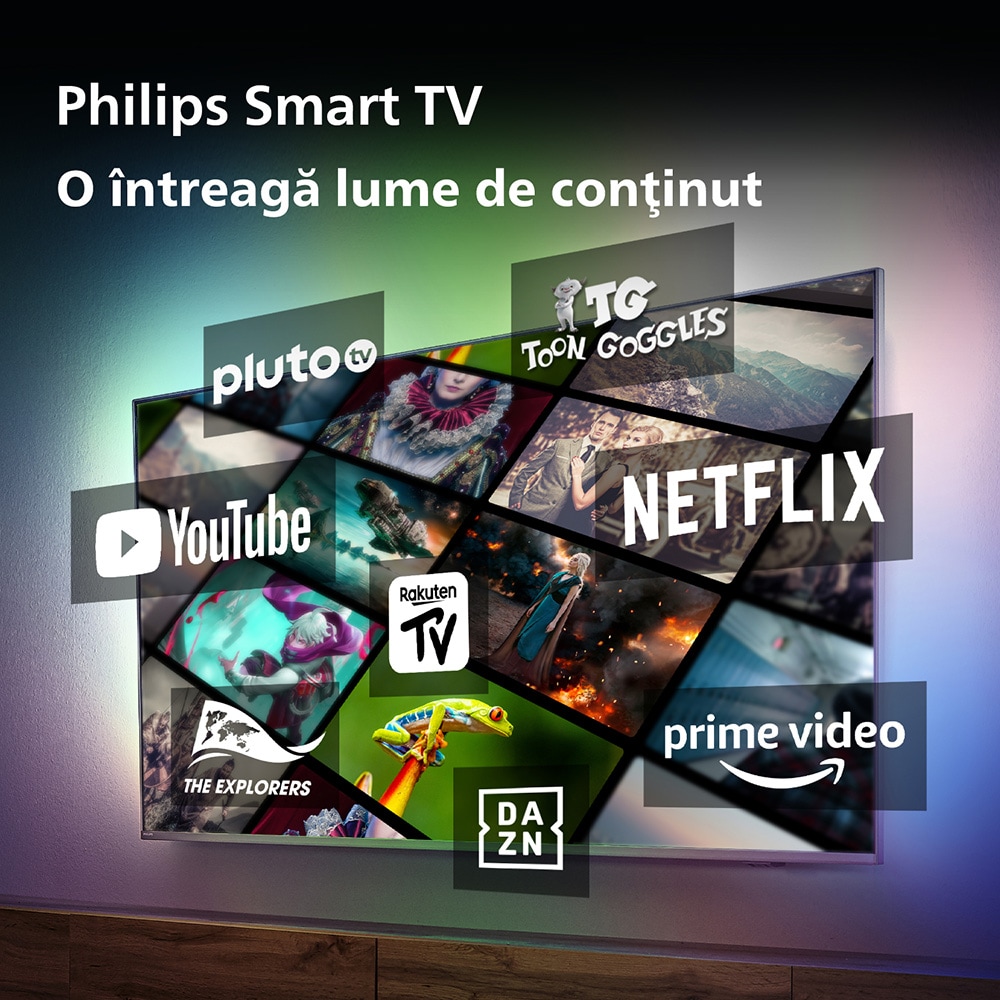Televizor LED Smart PHILIPS 75PUS8118, Ultra HD 4K, HDR10, 189cm