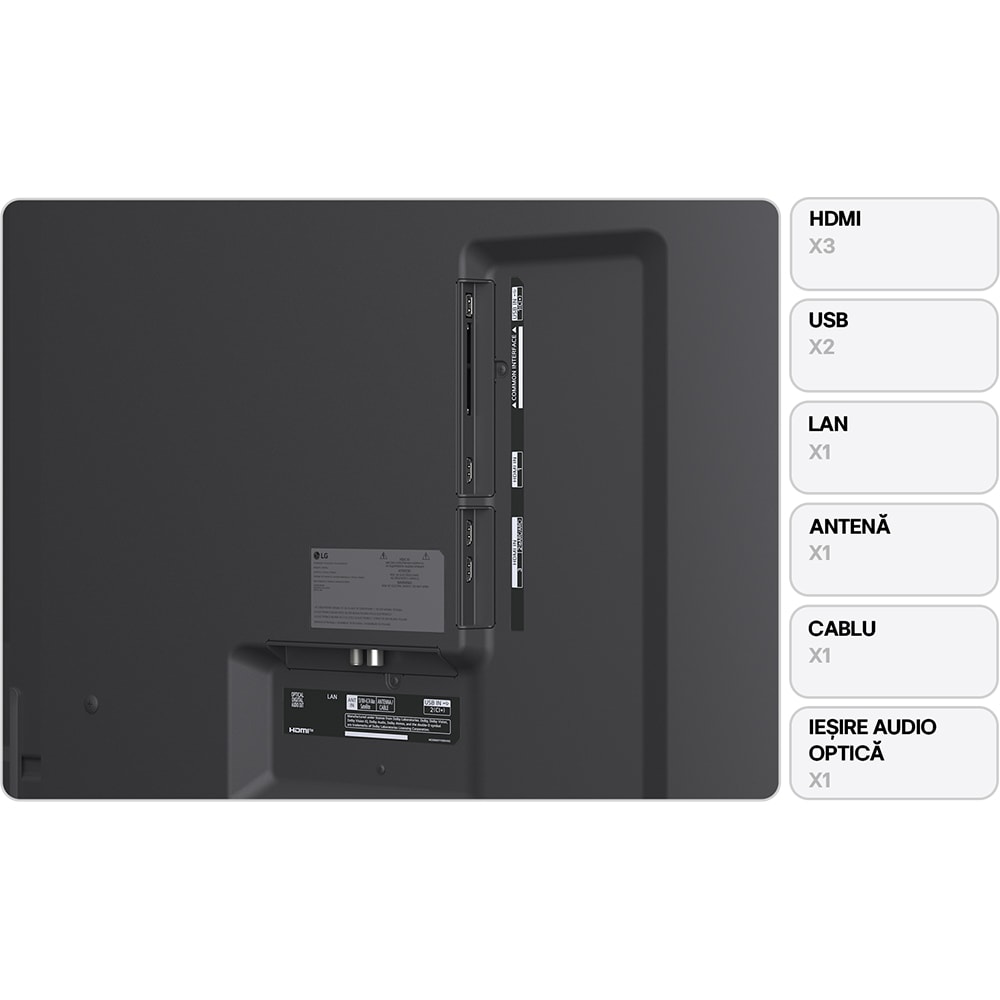 Televizor NanoCell Smart LG 86NANO81A3A, Ultra HD 4K, HDR, 218cm