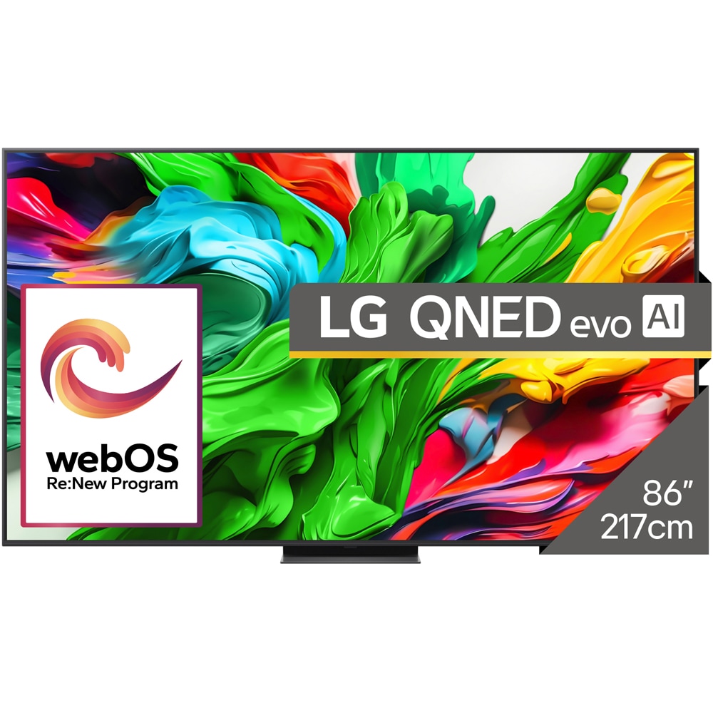 Televizor QNED Evo MiniLED Smart LG 86QNED86A3A, Ultra HD 4K, HDR, 218cm