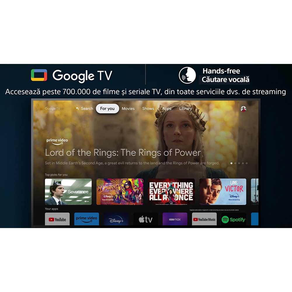 Televizor LED Smart SONY Bravia 50X80L, Ultra HD 4K, HDR, 126cm