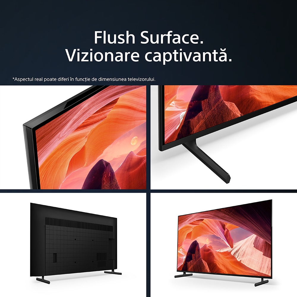 Televizor LED Smart SONY Bravia 65X80L, Ultra HD 4K, HDR, 164cm