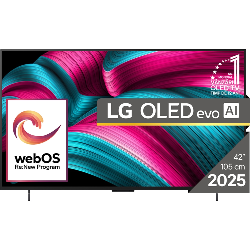 Televizor OLED Evo Smart LG 42C51LA, Ultra HD 4K, HDR, 105cm