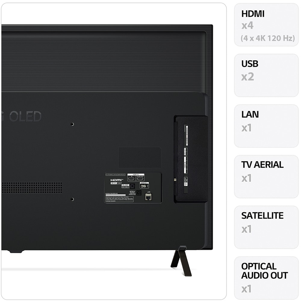 Televizor OLED Smart LG 55B43LA, Ultra HD 4K, HDR, 139cm