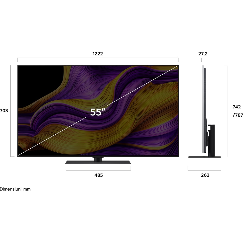 Televizor OLED Evo Smart LG 55G53LS, Ultra HD 4K, HDR, 139cm