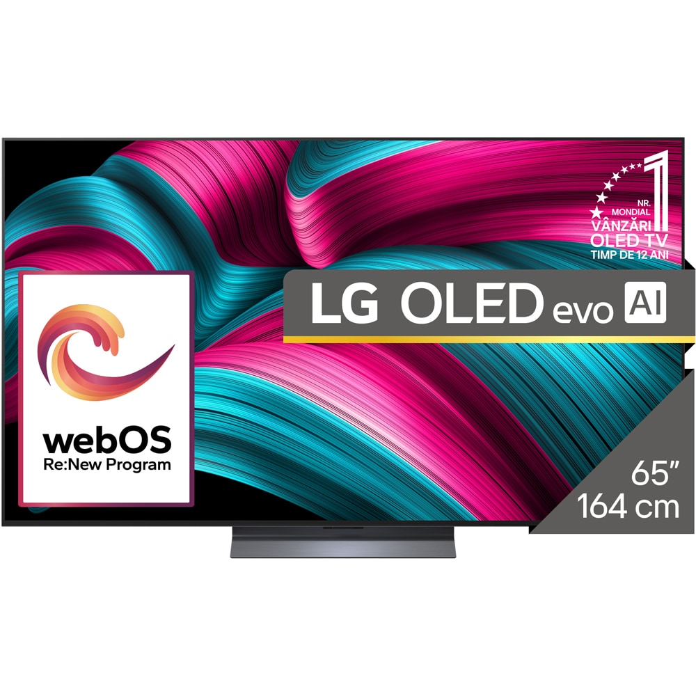 Televizor OLED Evo Smart LG 65C51LA, Ultra HD 4K, HDR, 164cm