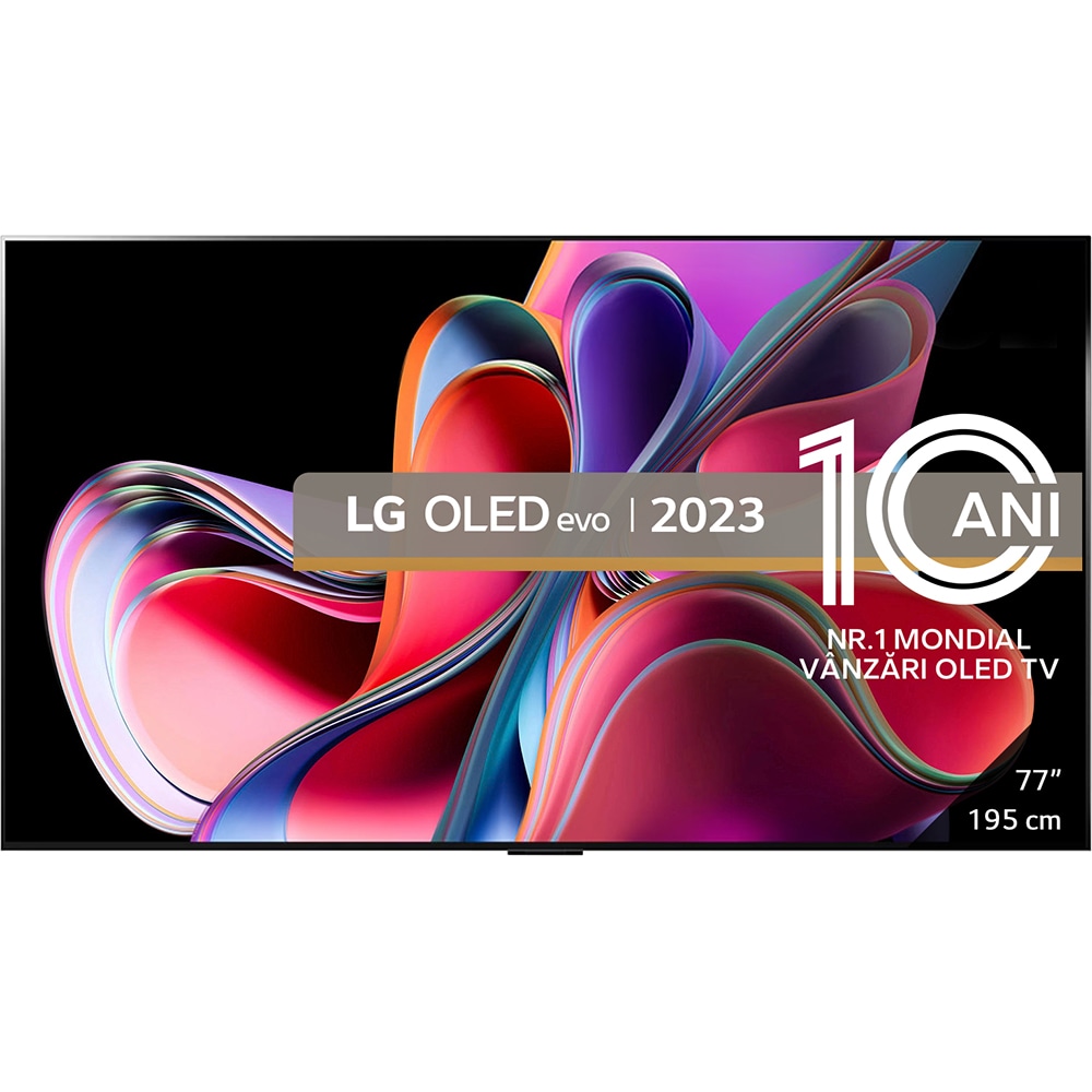 Televizor OLED Evo Smart LG 77G33LA, Ultra HD 4K, HDR, 195cm