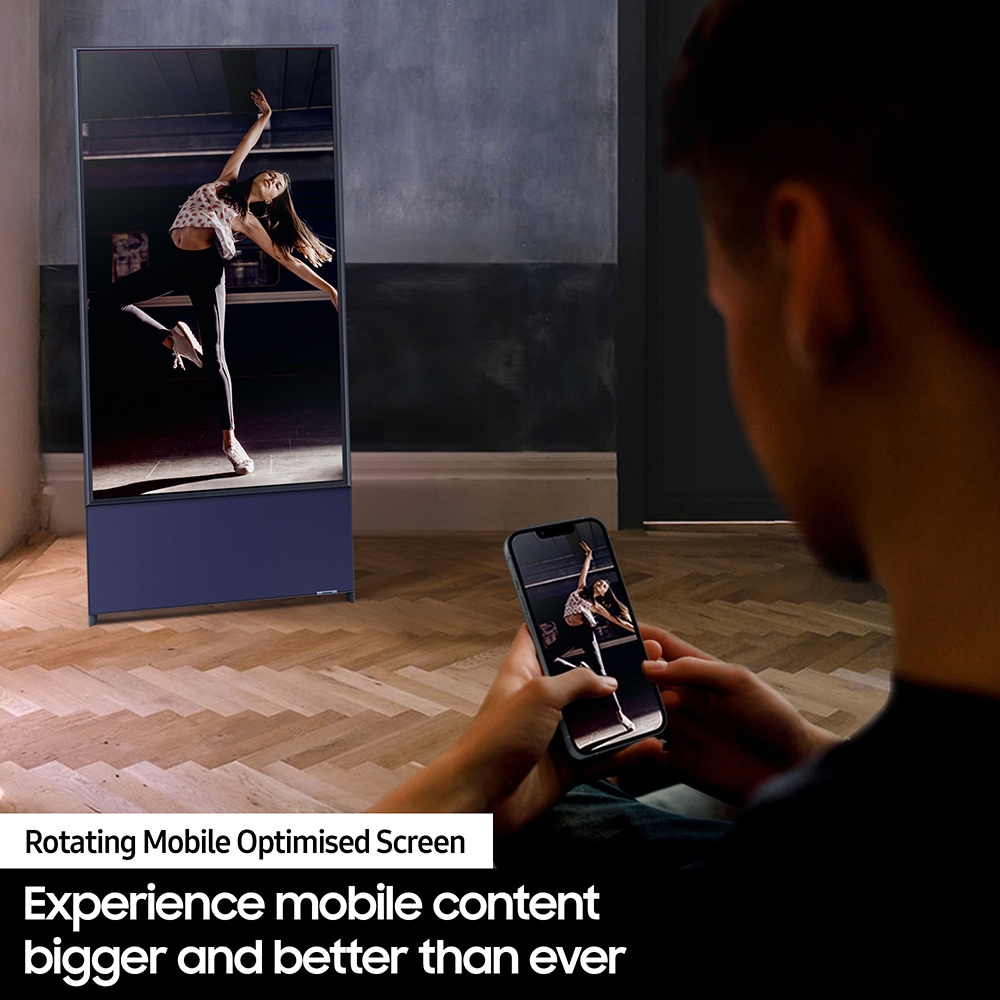 Televizor Lifestyle The Sero QLED SAMSUNG 43LS05BG, Ultra HD 4K, 108cm