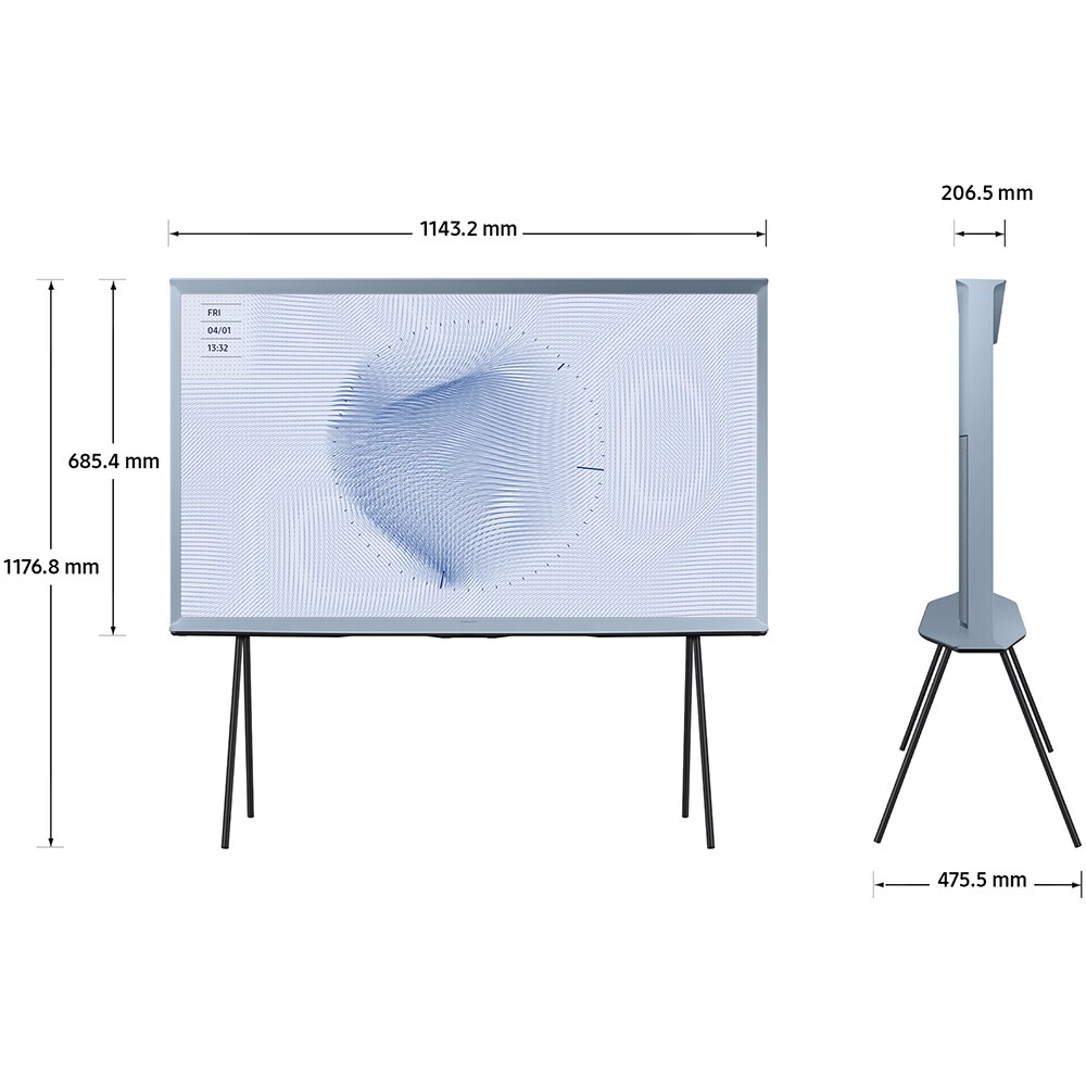 Televizor Lifestyle The Serif QLED SAMSUNG 50LS01BH, Ultra HD 4K, 125cm