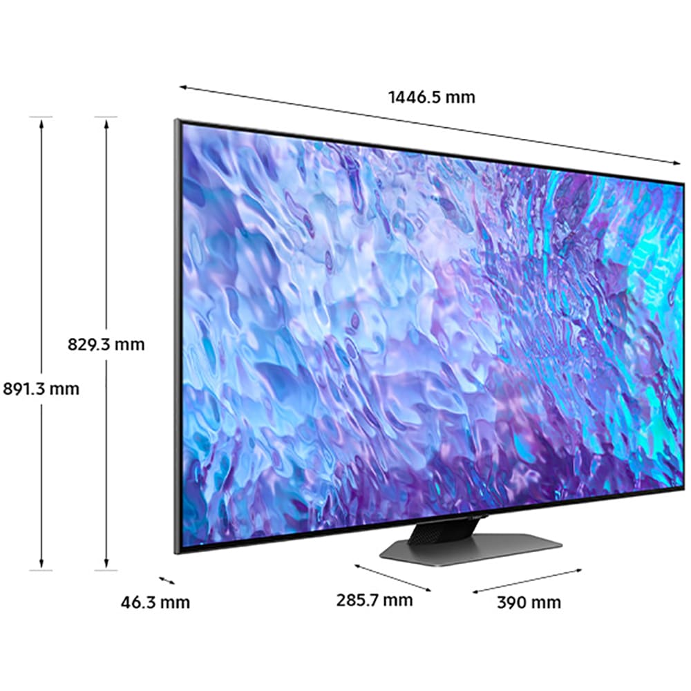 Televizor QLED Smart SAMSUNG 65Q80C, Ultra HD 4K, HDR, 163cm