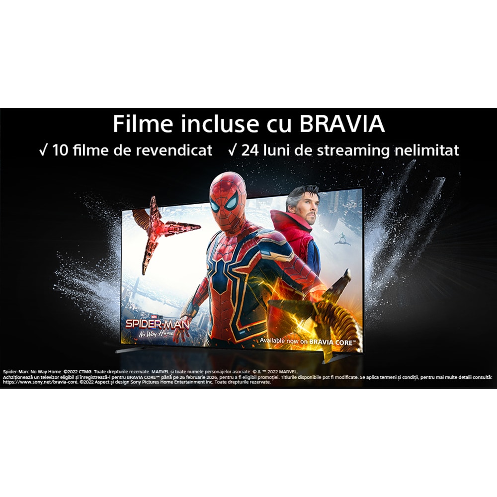 Televizor LED Smart SONY Bravia 55X90L, Ultra HD 4K, HDR, 139cm