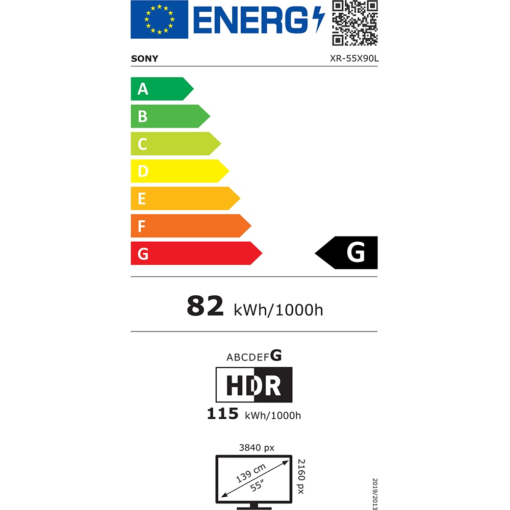 Televizor LED Smart SONY Bravia 55X90L, Ultra HD 4K, HDR, 139cm