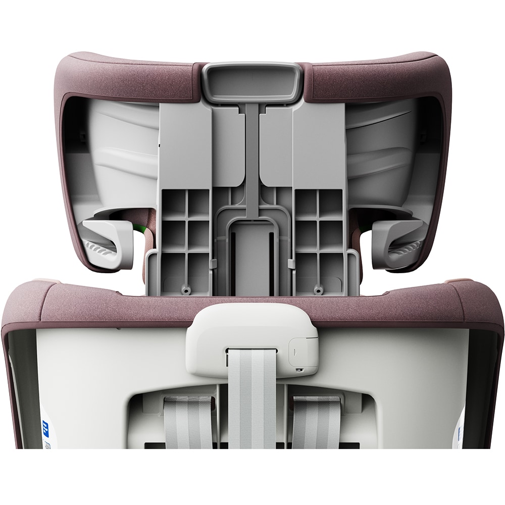 Scaun auto BUF BOOF TWT Plus Deluxe rotativ 360 grade ISIZETWTLP, Isofix, 0-36 kg, i-Size, roz deschis-alb
