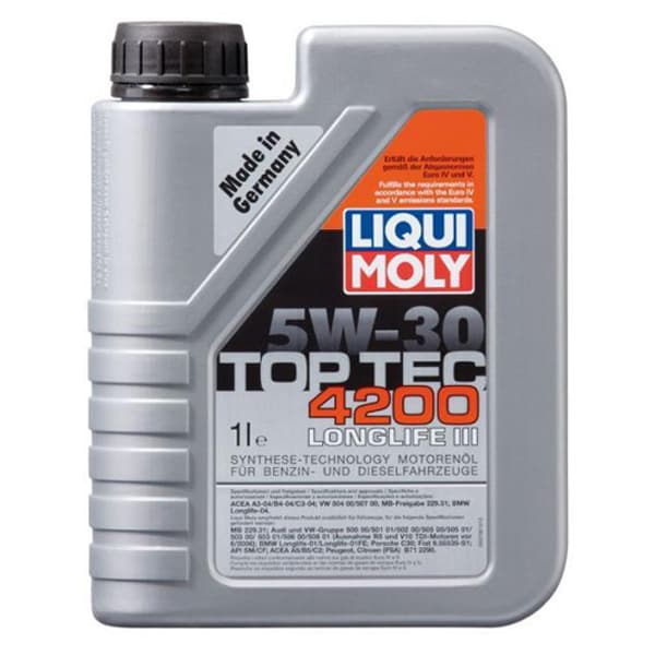 Ulei motor LIQUI MOLY Top Tec 4200 8972, 5W30, VW, 1l