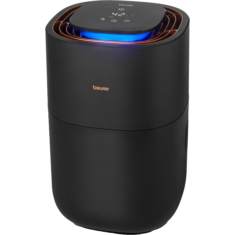 Umidificator BEURER LB300, 3 l, 26W, Mod automat inteligent, negru