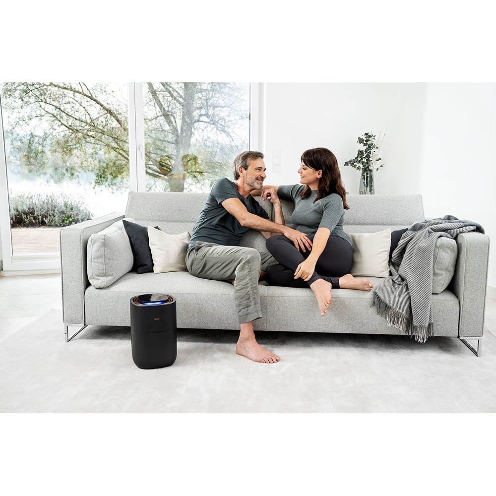 Umidificator BEURER LB300, 3 l, 26W, Mod automat inteligent, negru