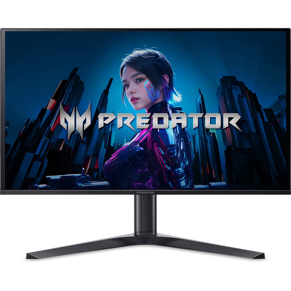 Monitor Gaming QD-OLED ACER Predator X27 X1, 26.5", 4K UHD, 240Hz, AMD FreeSync Premium Pro, HDR 400, negru