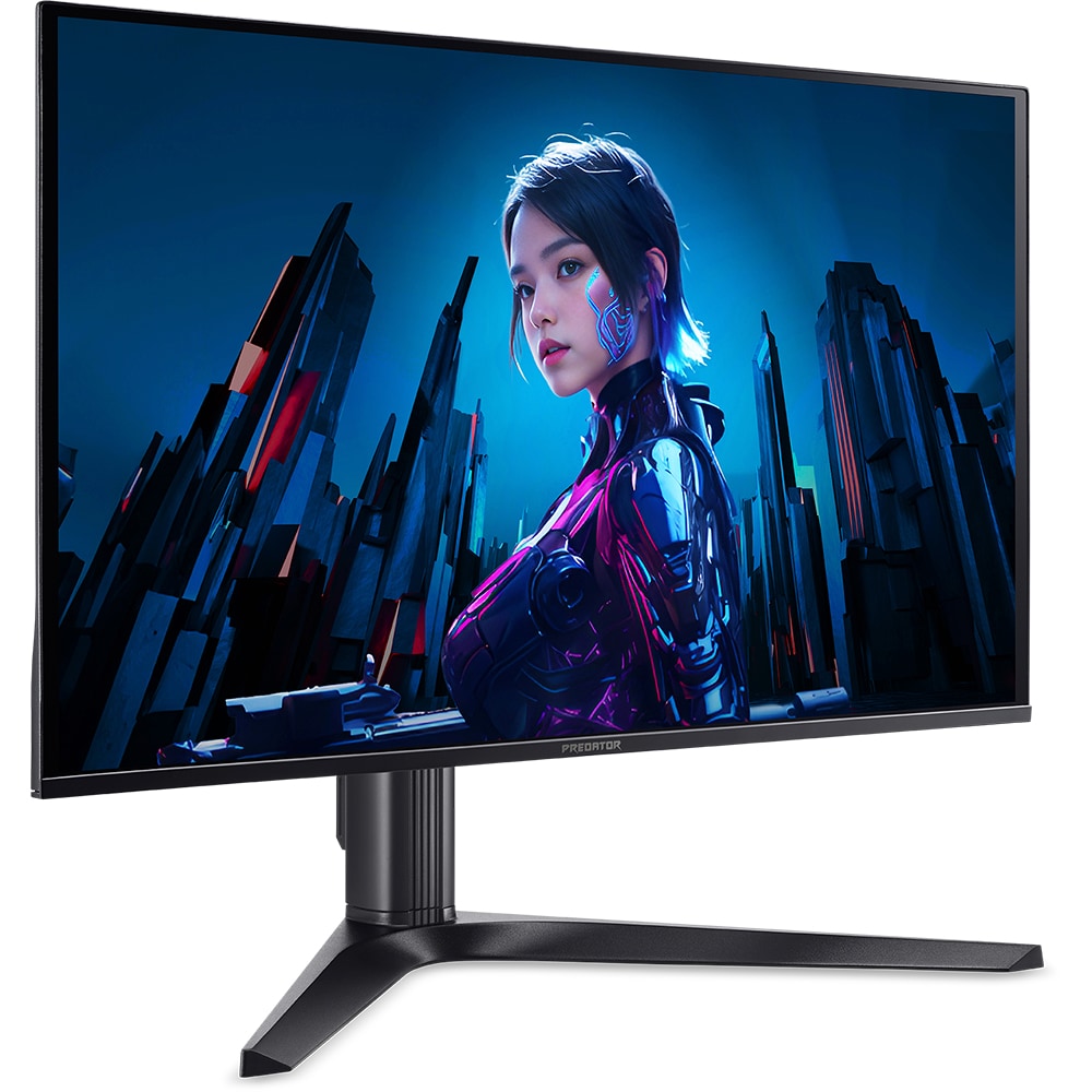 Monitor Gaming QD-OLED ACER Predator X27U F5, 26.5", QHD, 500Hz, AMD FreeSync Premium Pro, HDR 400, negru