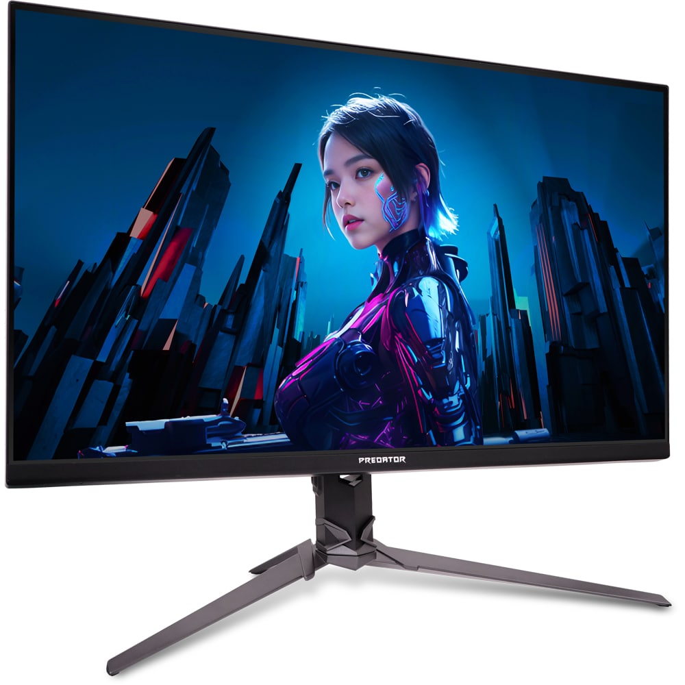 Monitor Gaming LED IPS ACER Predator XB323QUP, 31.5", QHD, 180 Hz, AMD FreeSync, HDR10, boxe, negru