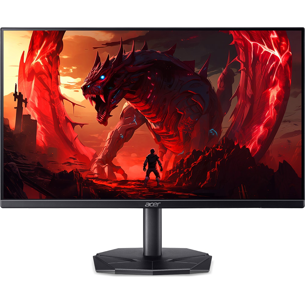 Monitor LED VA ACER Nitro KG240YP0, 23.8", Full HD, 144Hz, AMD FreeSync, HDR10, negru