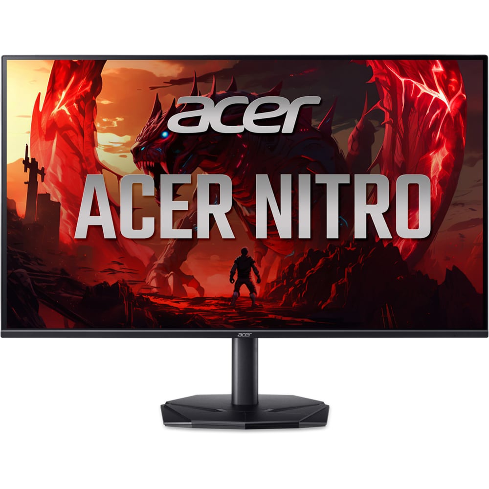 Monitor Gaming LED IPS ACER Nitro KG240YW3, 23.8", Full HD, 240 Hz, AMD FreeSync Premium, HDR10, boxe, negru