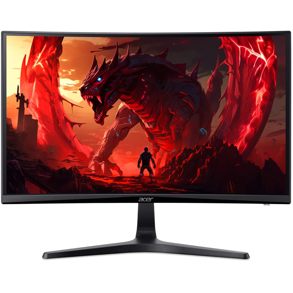 Monitor gaming curbat LED VA ACER Nitro ED240QP0, 23.6", Full HD, 144Hz, AMD FreeSync, negru